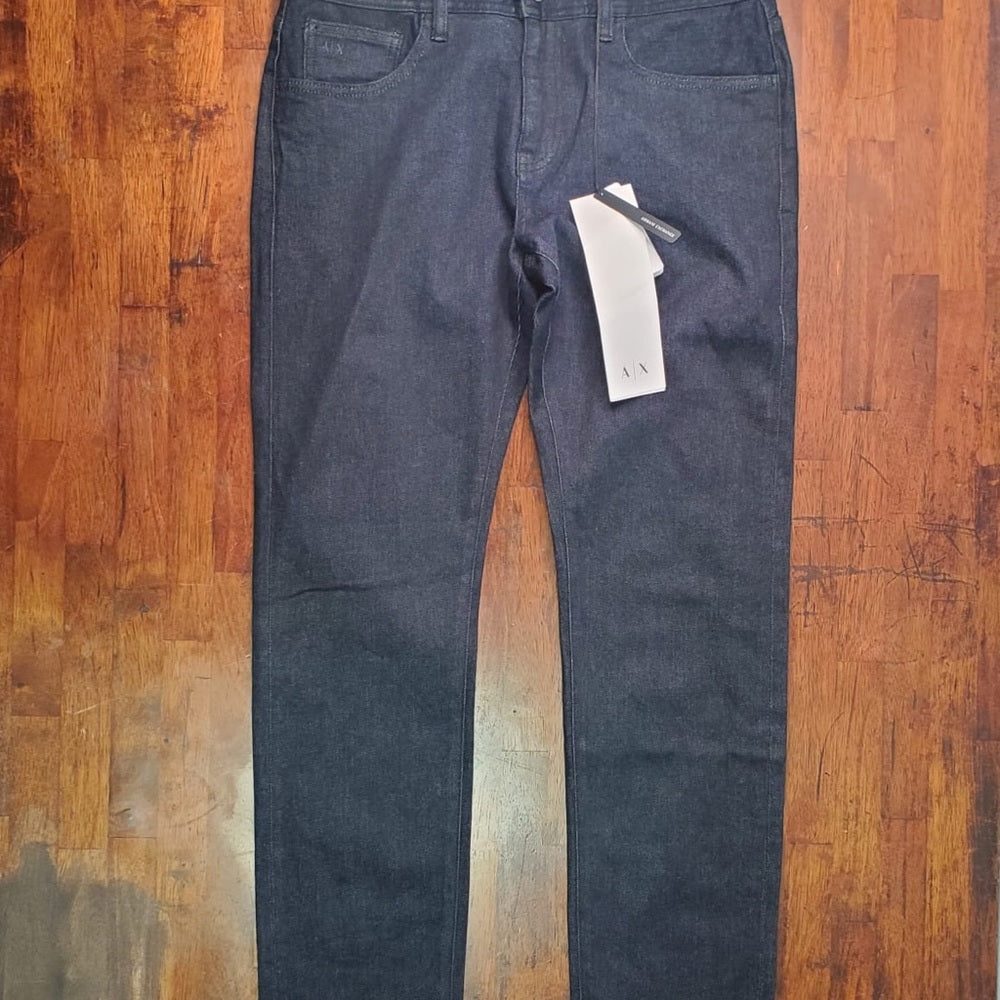 Armani Exchange dark blue denim jeans sz 32