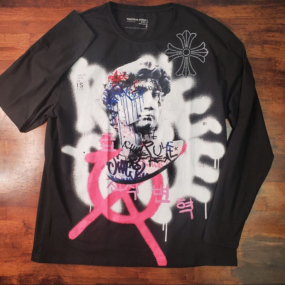 Sz Various smokeRise graphic longsleeve