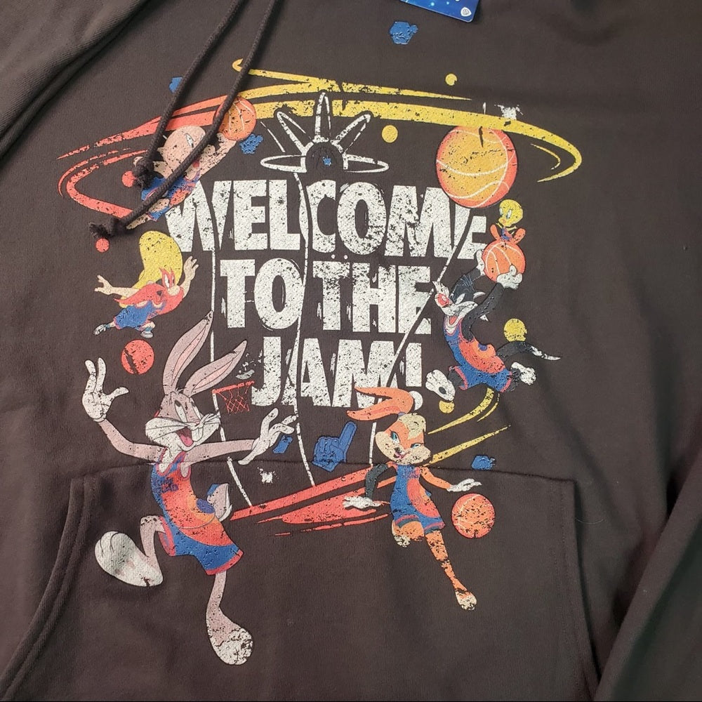 Sz 2xl space jam graphic hoodie