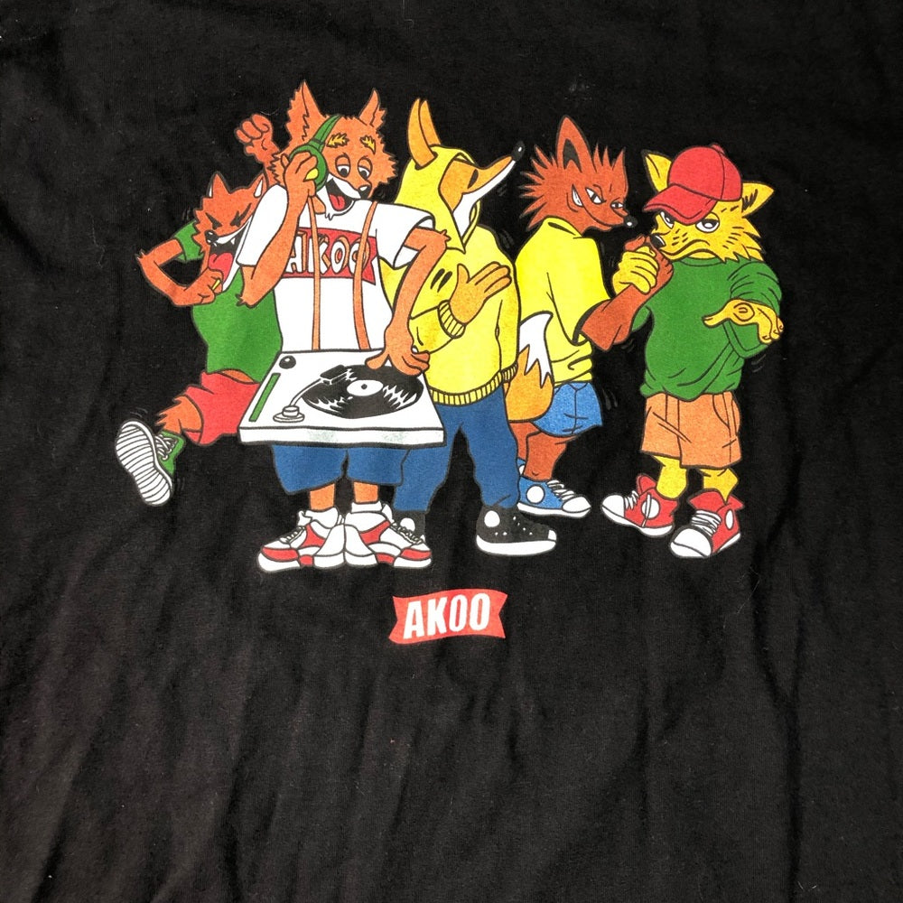 Sz XL AKOO TEE BLACK