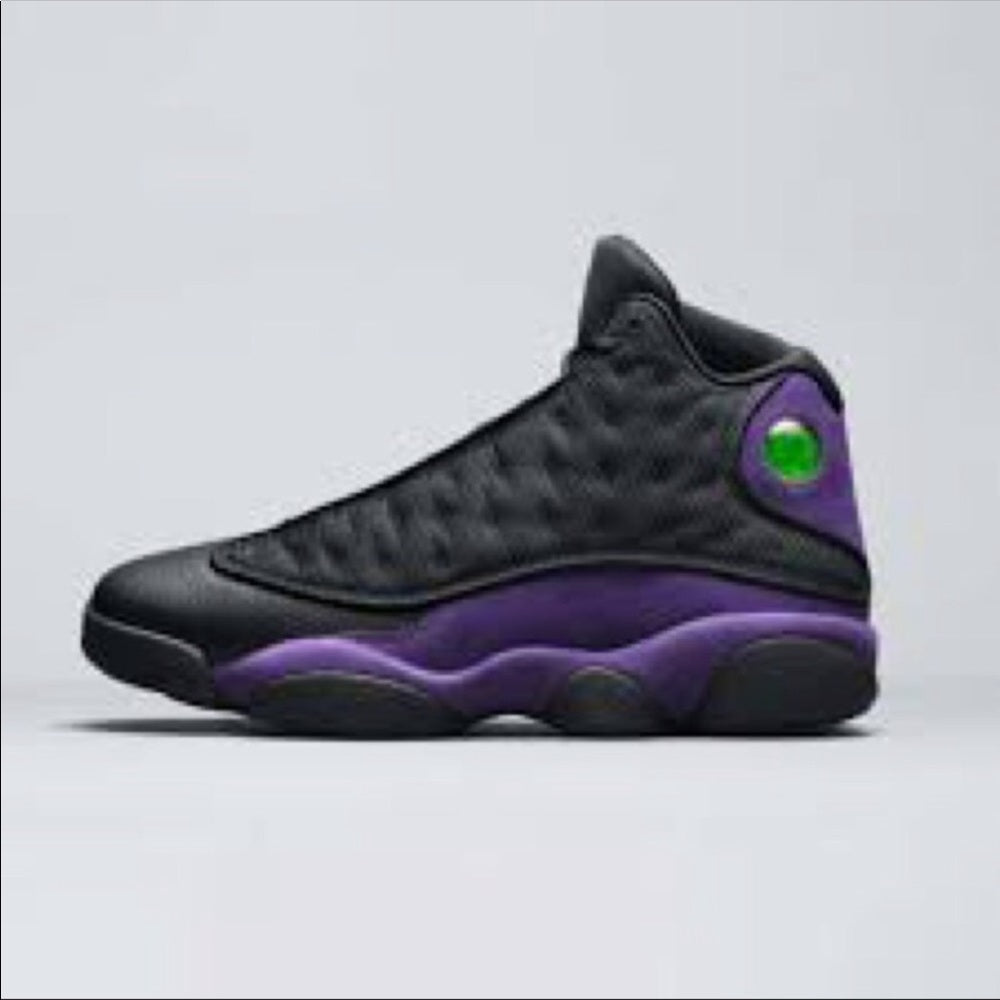Retro 13s black & purple sz Various