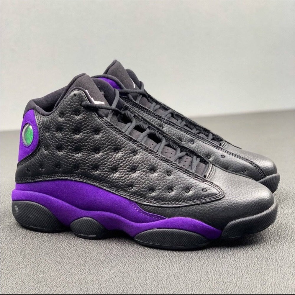 Retro 13s black & purple sz Various