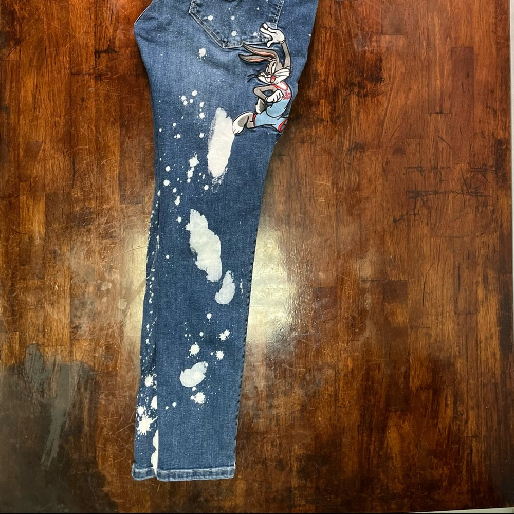 Bugs Bunny space jam denim jeans