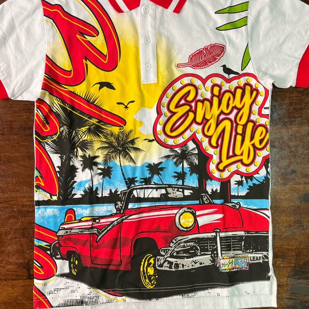 Sz Various blac leaf polo muti colors