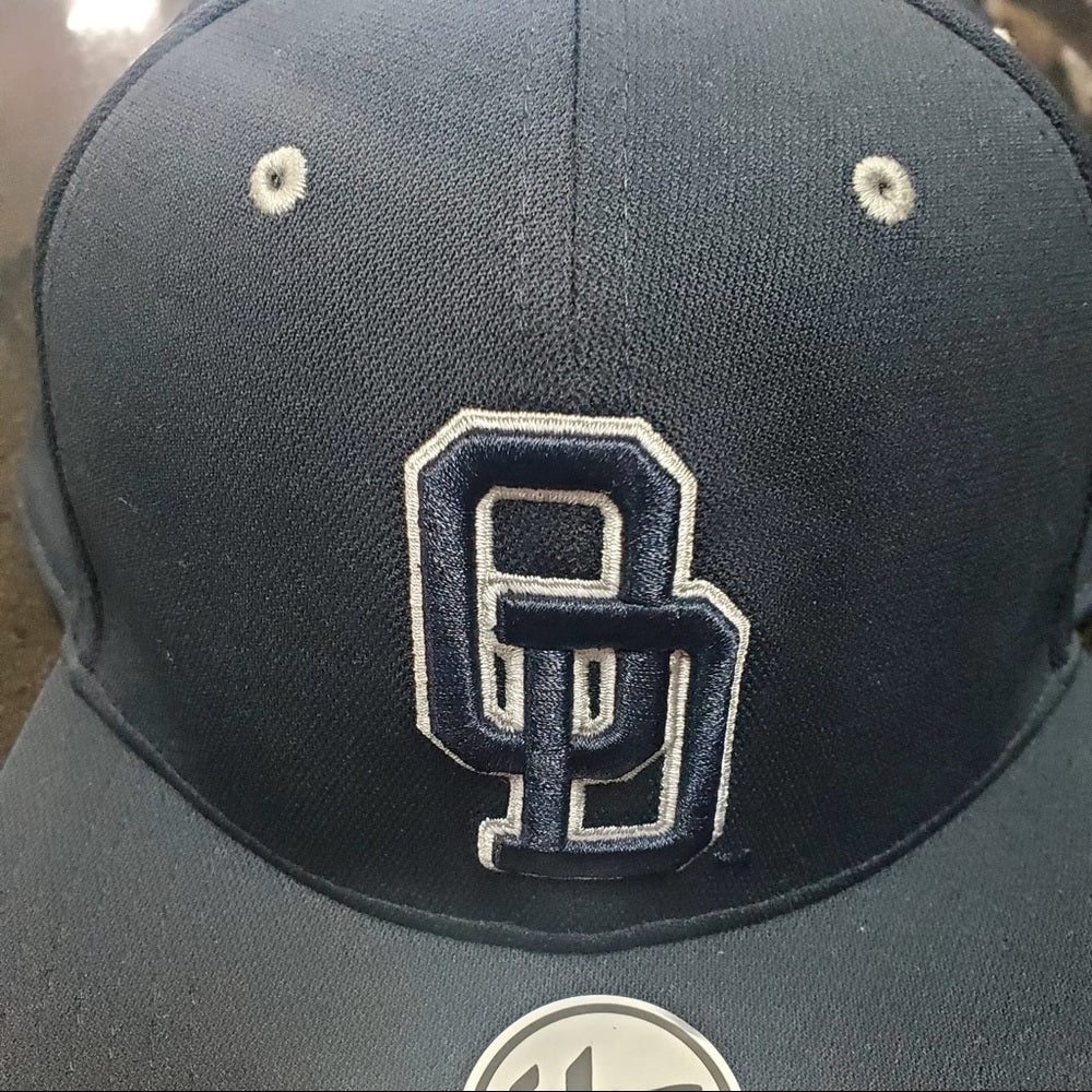 Sz 7 1/4 navy fitted cap