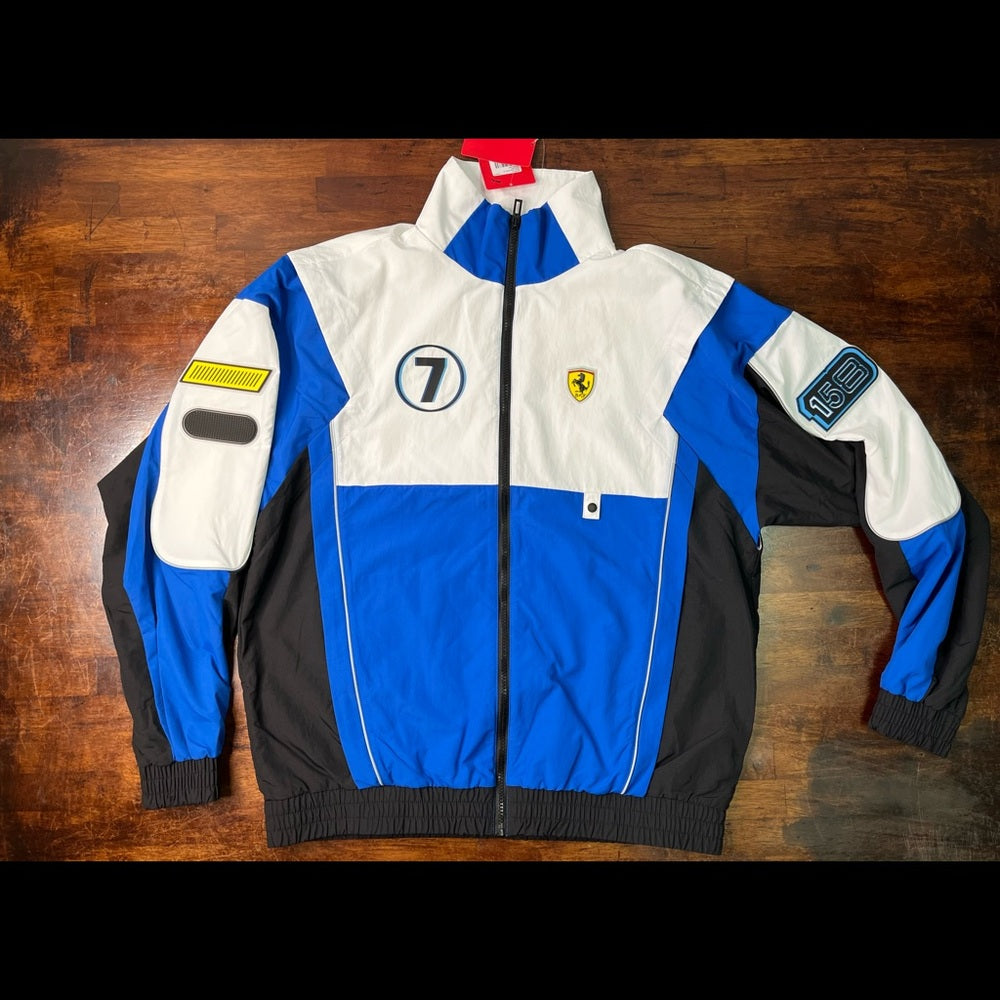 Puma Ferrari windbreaker zip up Sz various