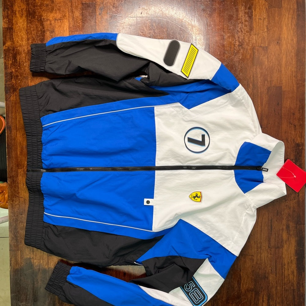 Puma Ferrari windbreaker zip up Sz various