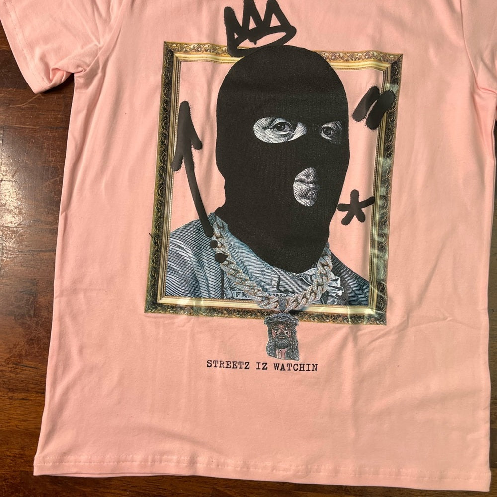 Pink ski tee Sz Various