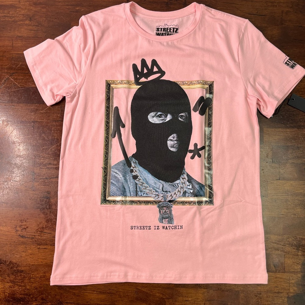 Pink ski tee Sz Various