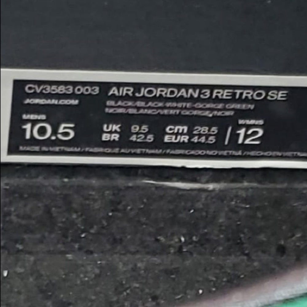 Sz 10.5 animal instinct retro 3s 100 percent authentic