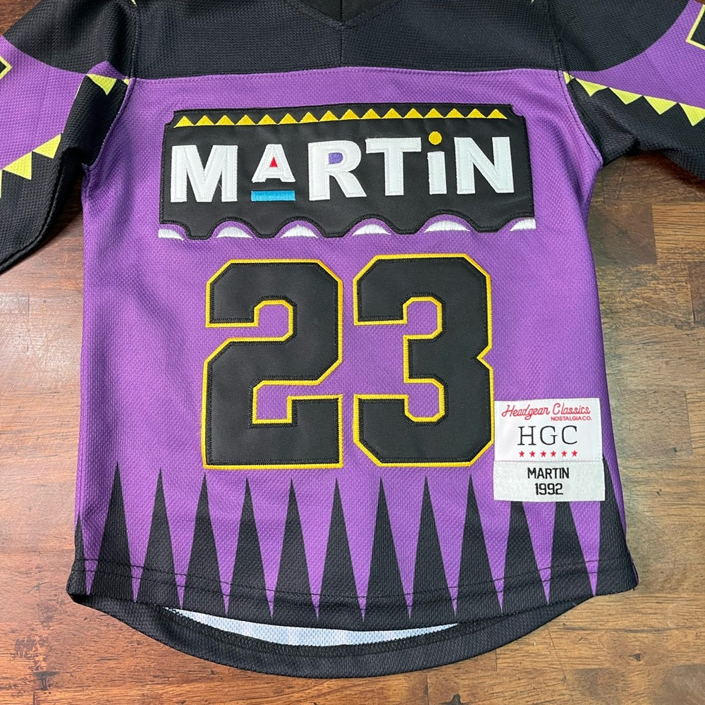 MARTIN TRIBAL YOUTH HOCKEY JERSEY PURPLE
 Sz Xs