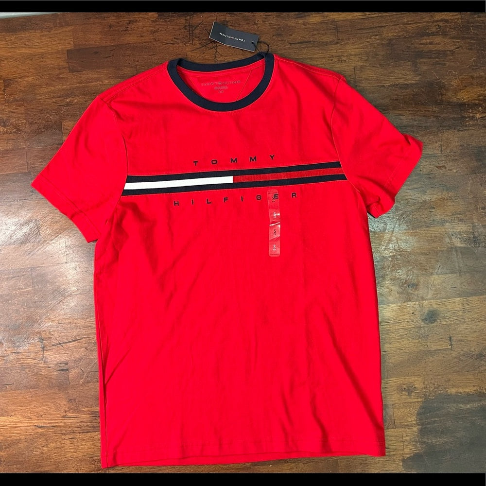 Sz various Tommy Hilfiger shirt red