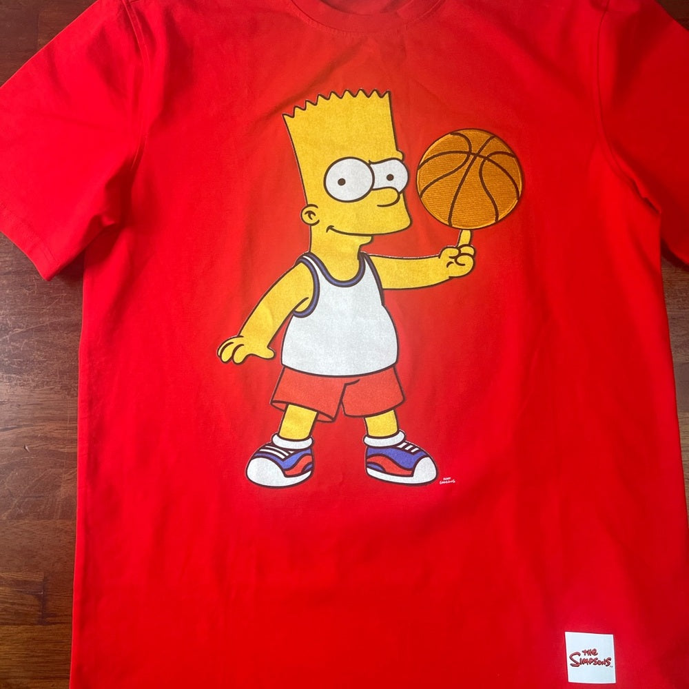 Bart Simpson stitch T-shirt Sz Various