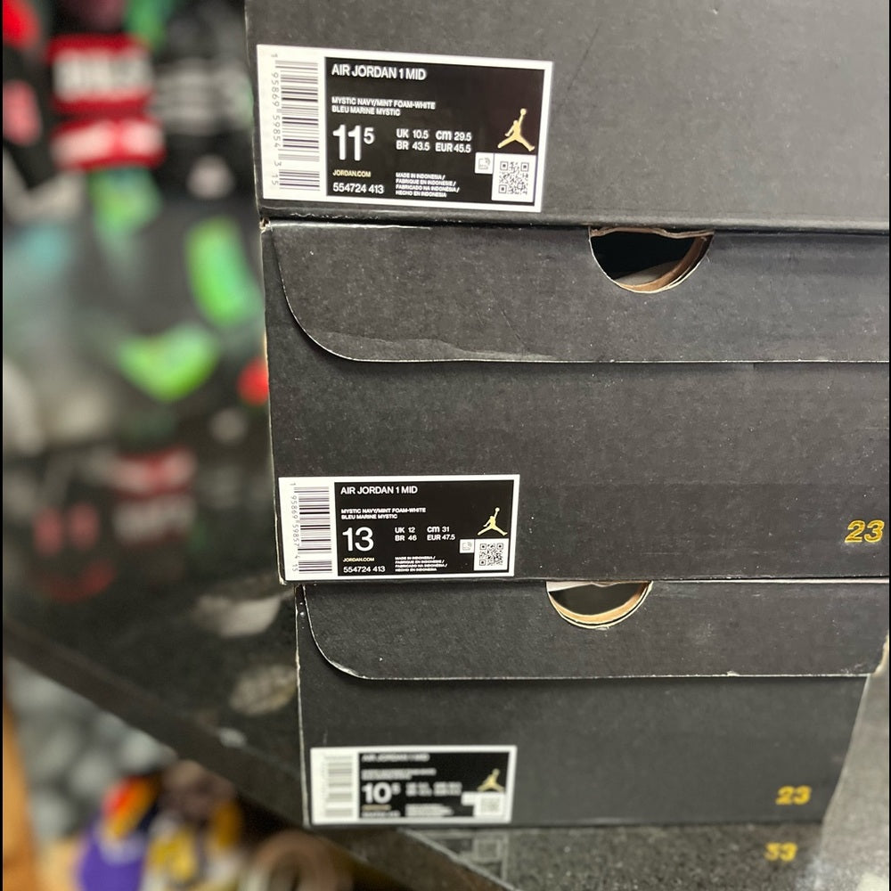 Sz Various mids white & blue