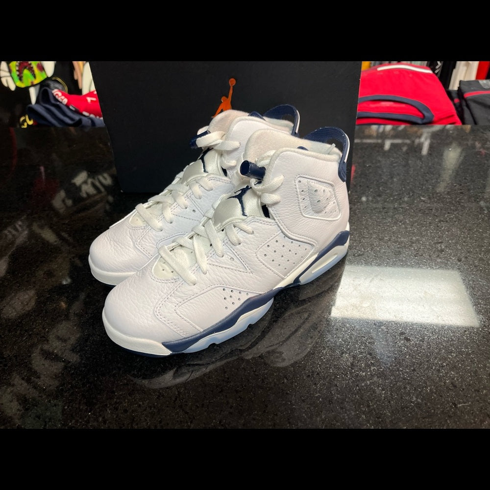 Sz Various Retro 6s white & blue Nwb