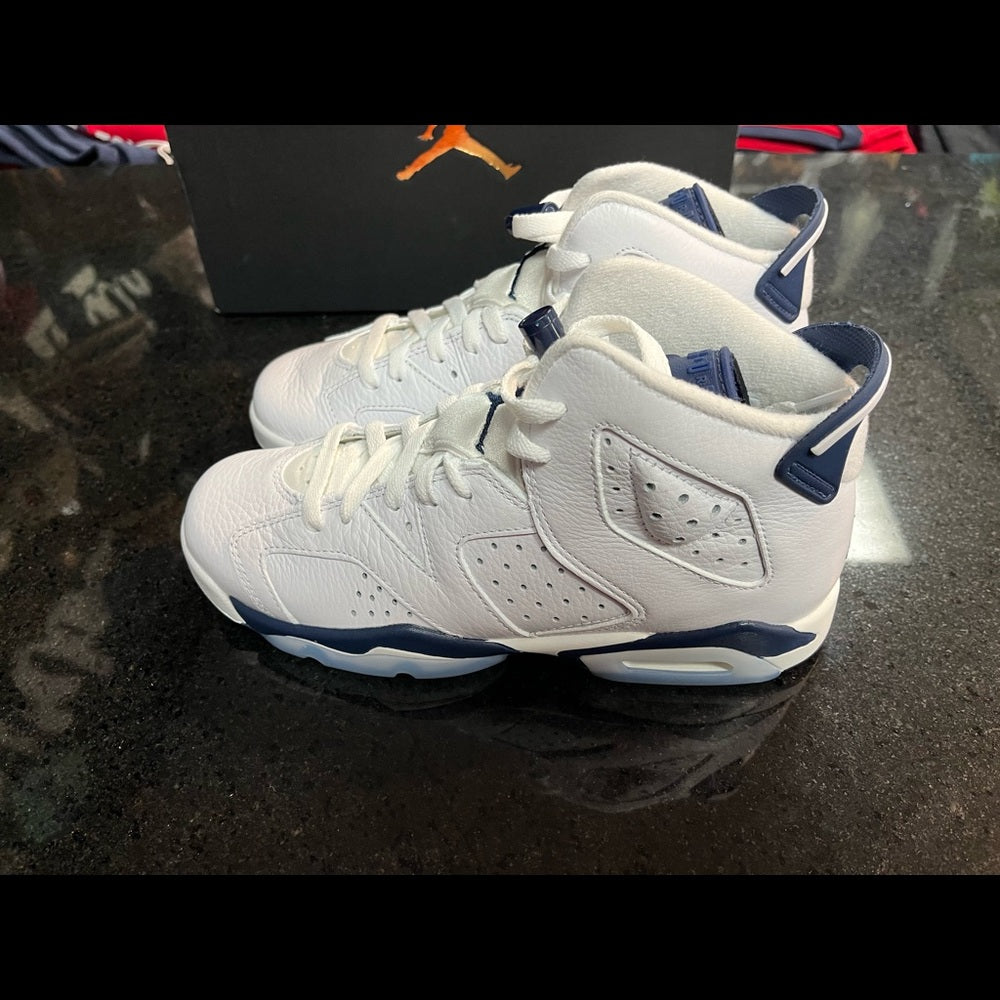 Sz Various Retro 6s white & blue Nwb