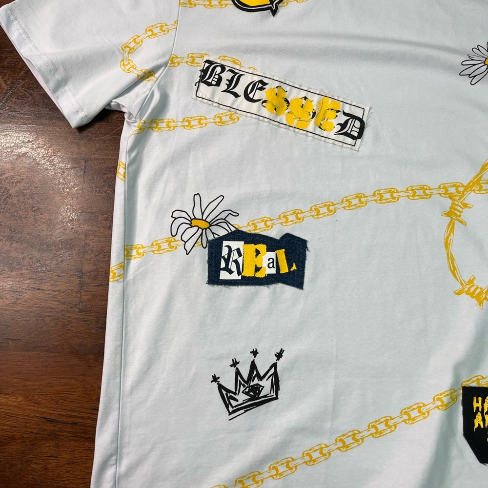 Sz Various emoji tee white