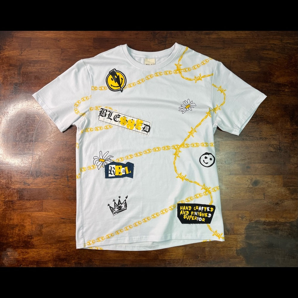Sz Various emoji tee white