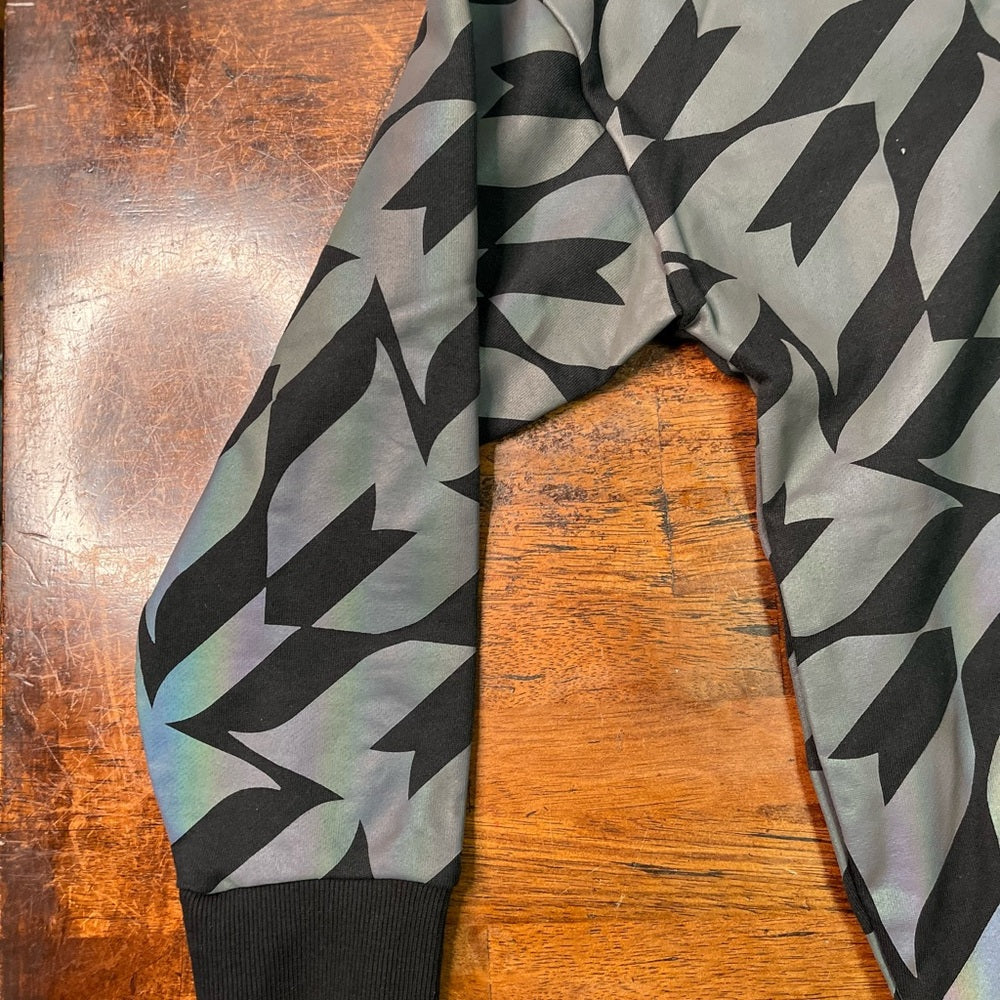 Messi Reflective Hoodie 
Reflective Black hoodies Sz Various