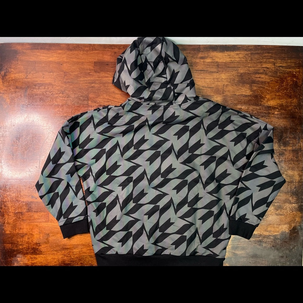 Messi Reflective Hoodie 
Reflective Black hoodies Sz Various