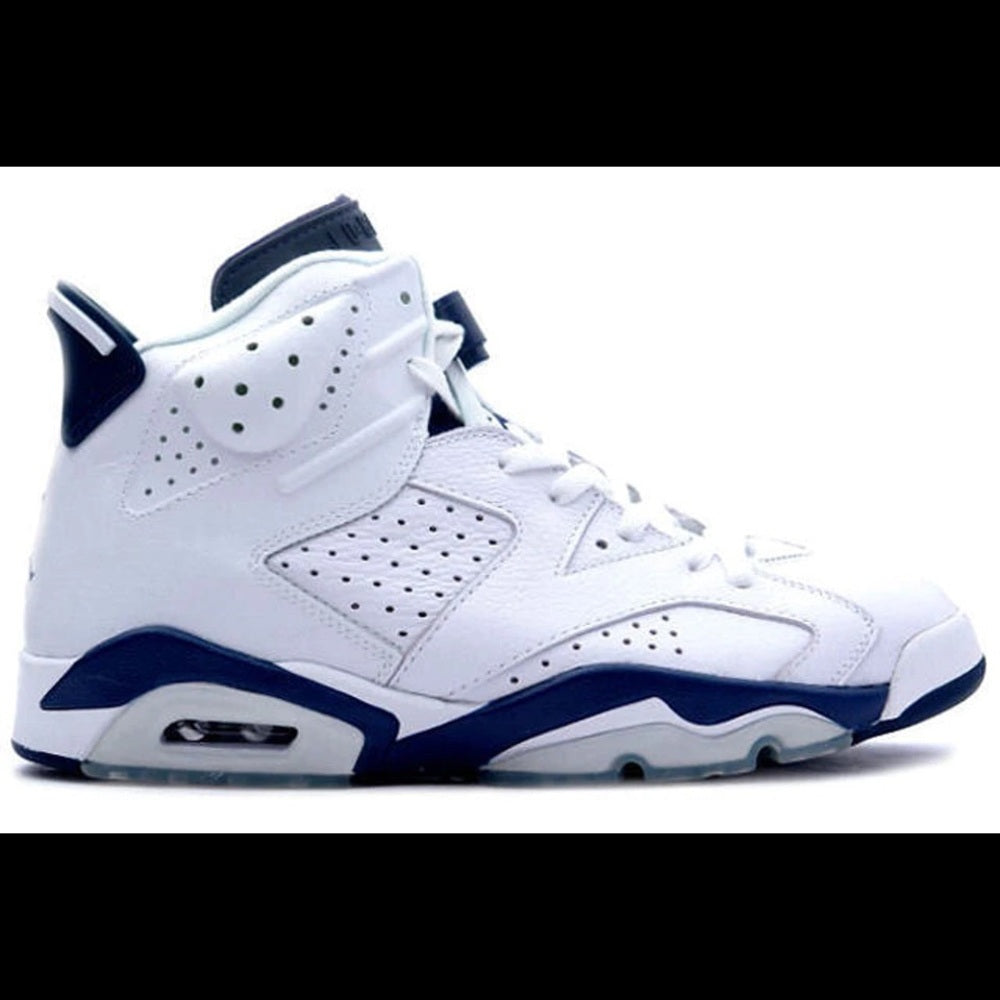 Sz 11 Retro 6 Nwb white & navy