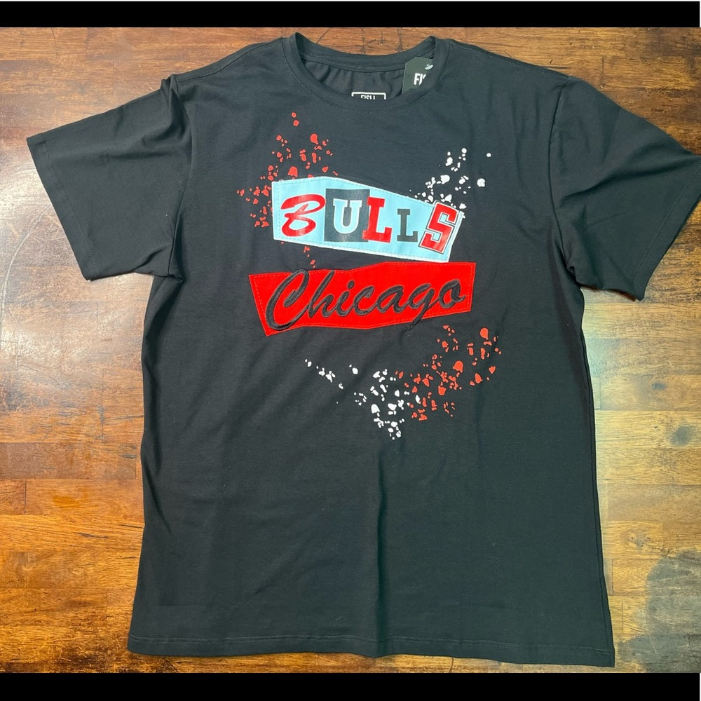 Chicago bulls graphic embroidery tee Sz Various