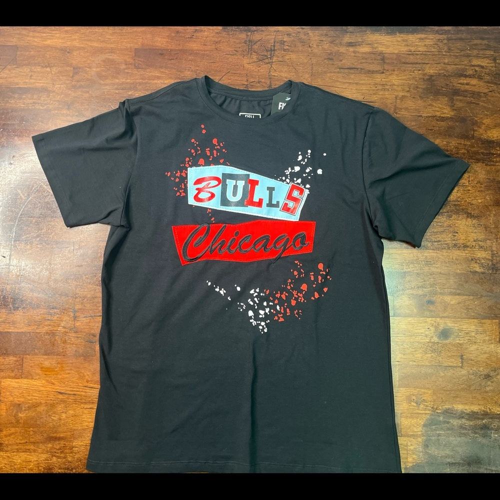 Chicago bulls graphic embroidery tee Sz Various