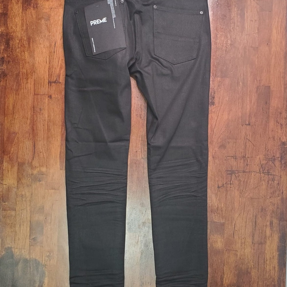 Sz Various plain black no rip jeans
