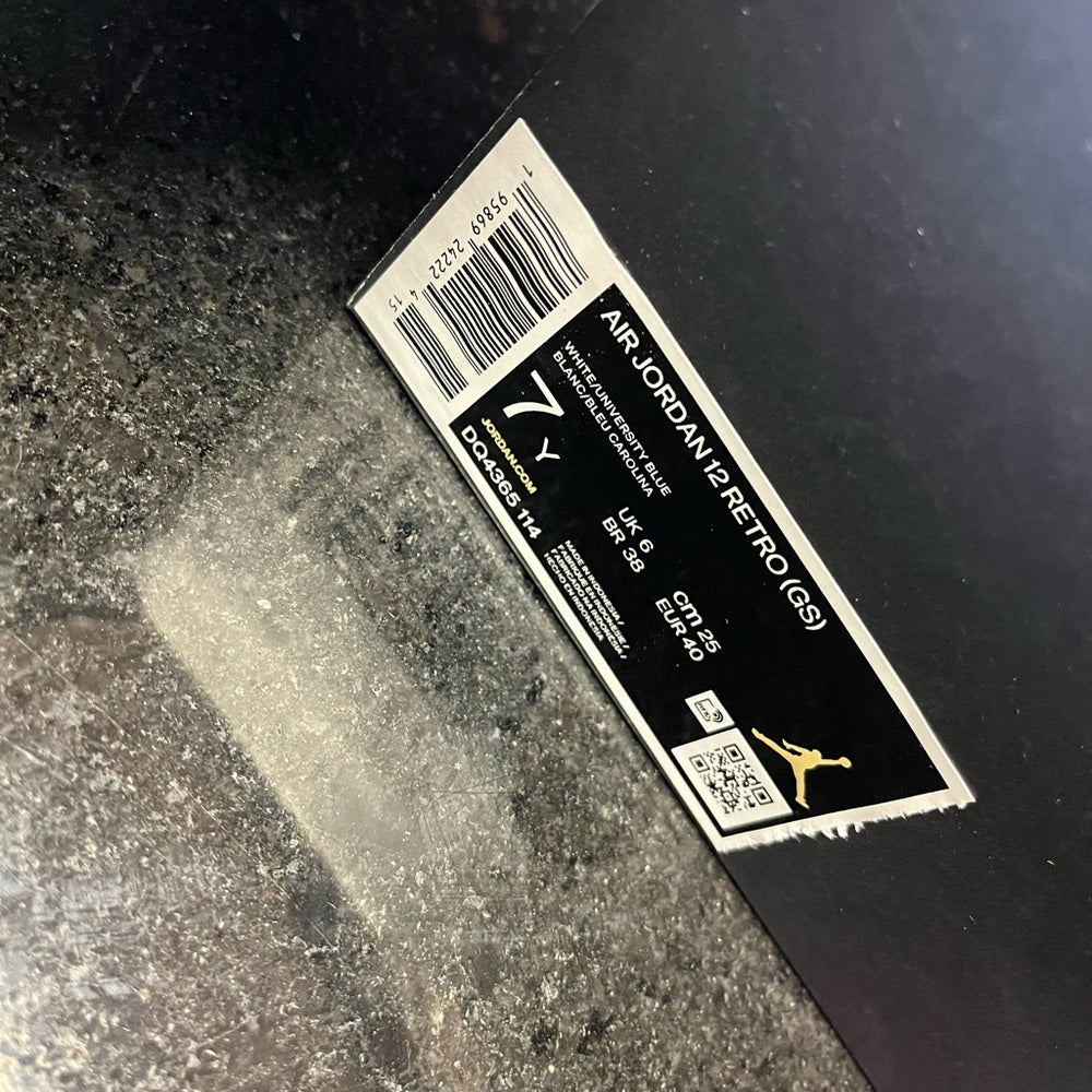 Sz Various Retro 12 s emoji university blue