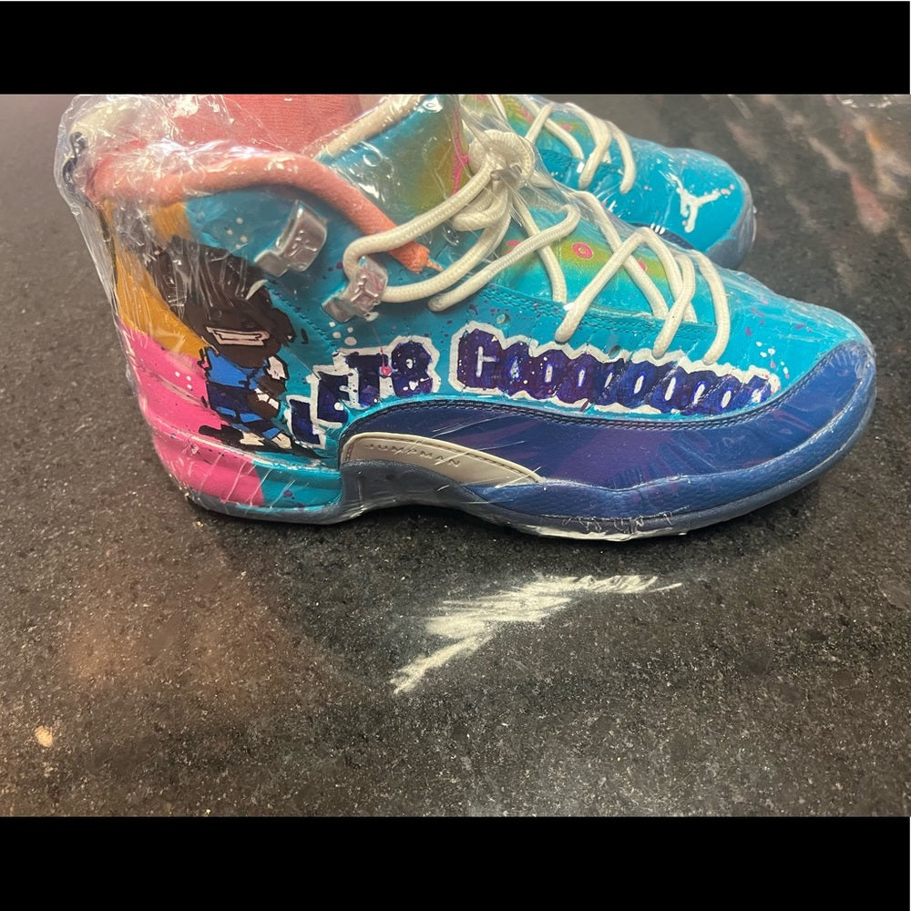 Da baby Retro 12s custom Sz 4.5y