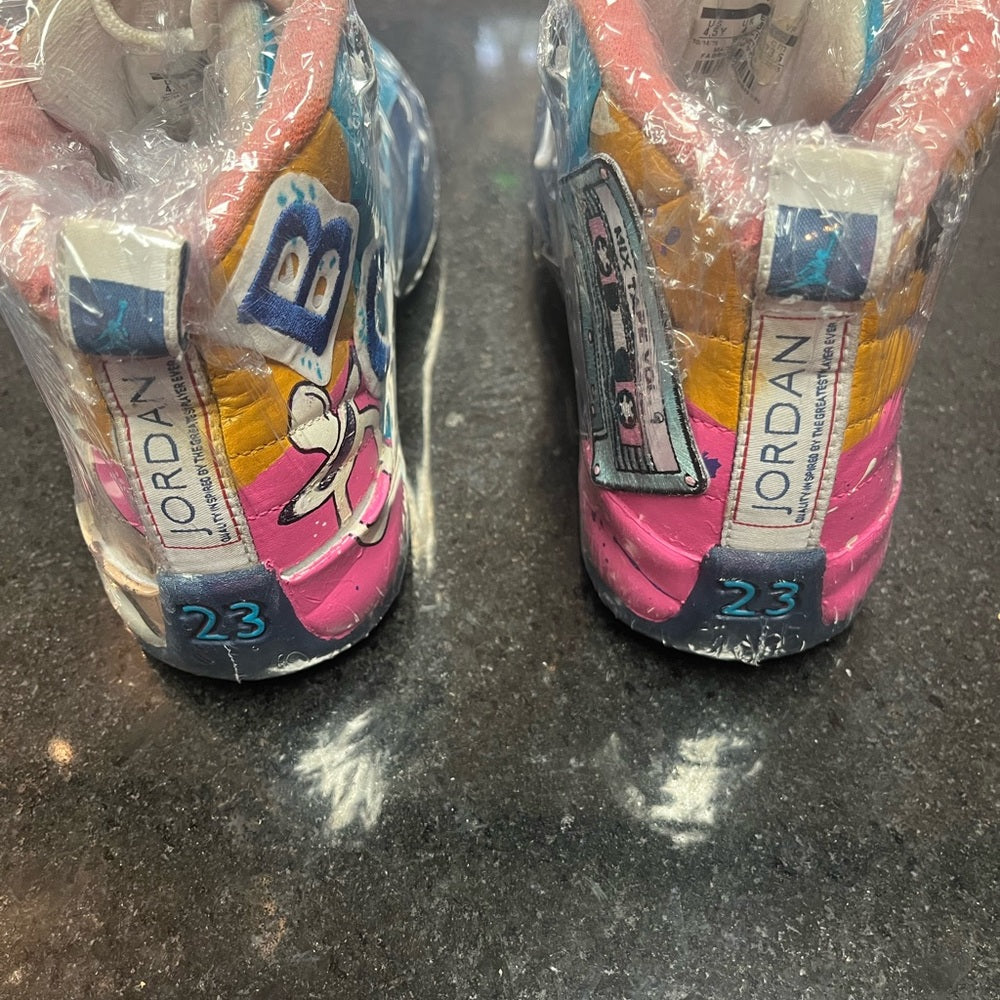 Da baby Retro 12s custom Sz 4.5y