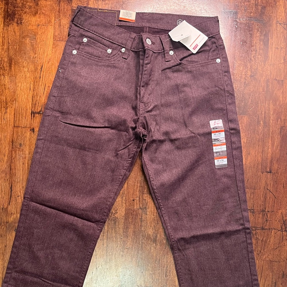 Levi’s Sz various warm jeans burgundy