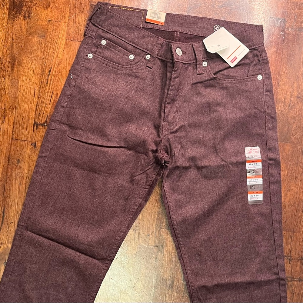 Levi’s Sz various warm jeans burgundy