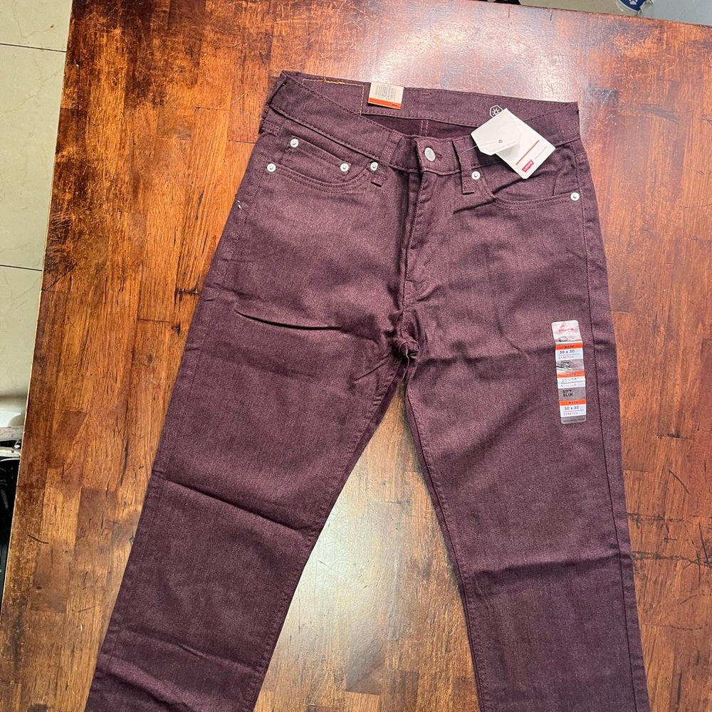 Levi’s Sz various warm jeans burgundy