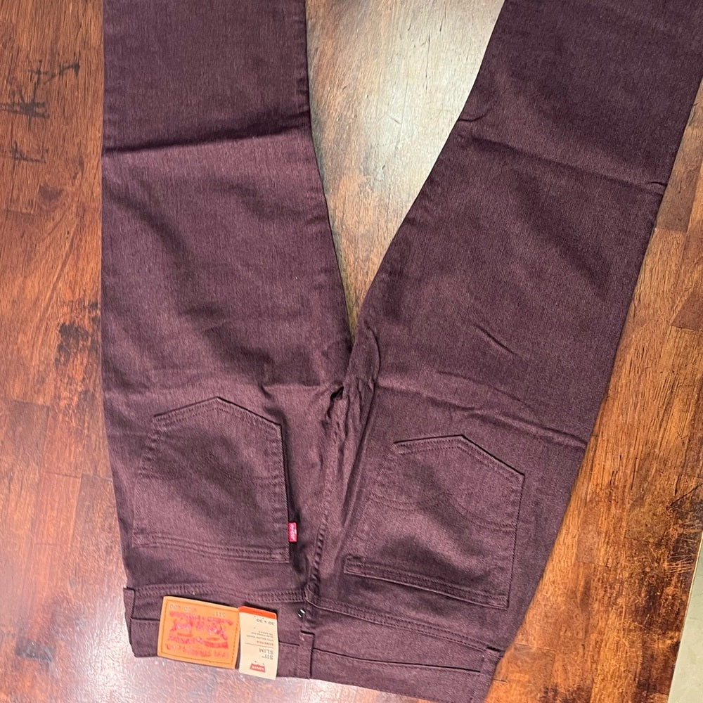 Levi’s Sz various warm jeans burgundy