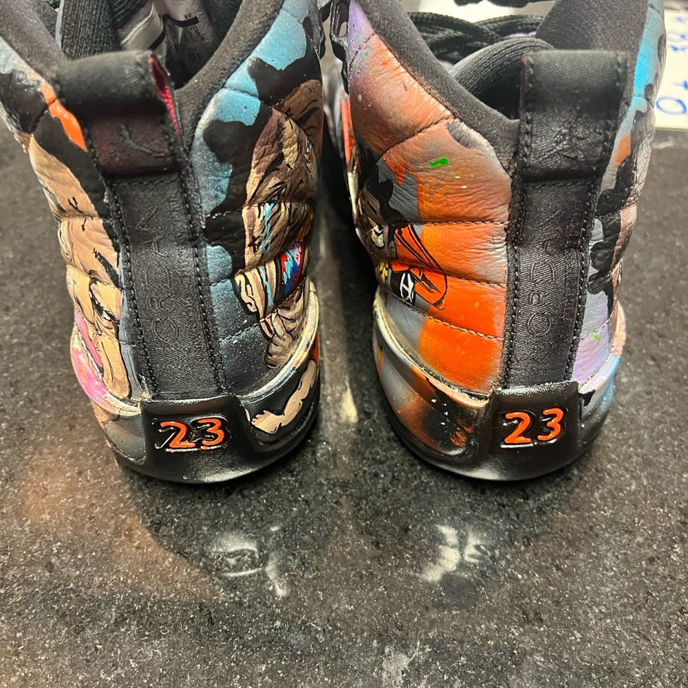 Kodak black custom Sz 4.5 air Jordan retro 12