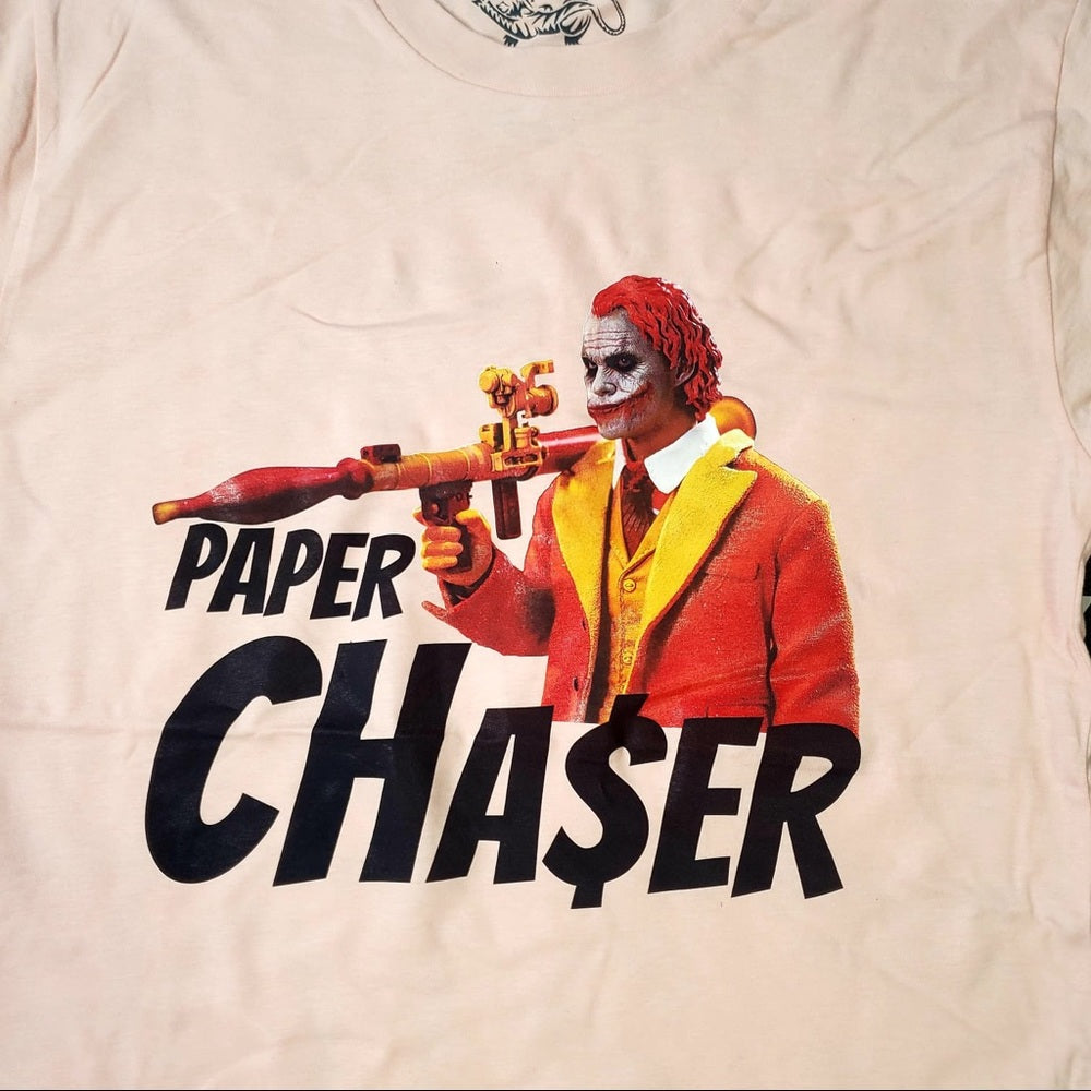 Paper chaser graphic tee Sz Various