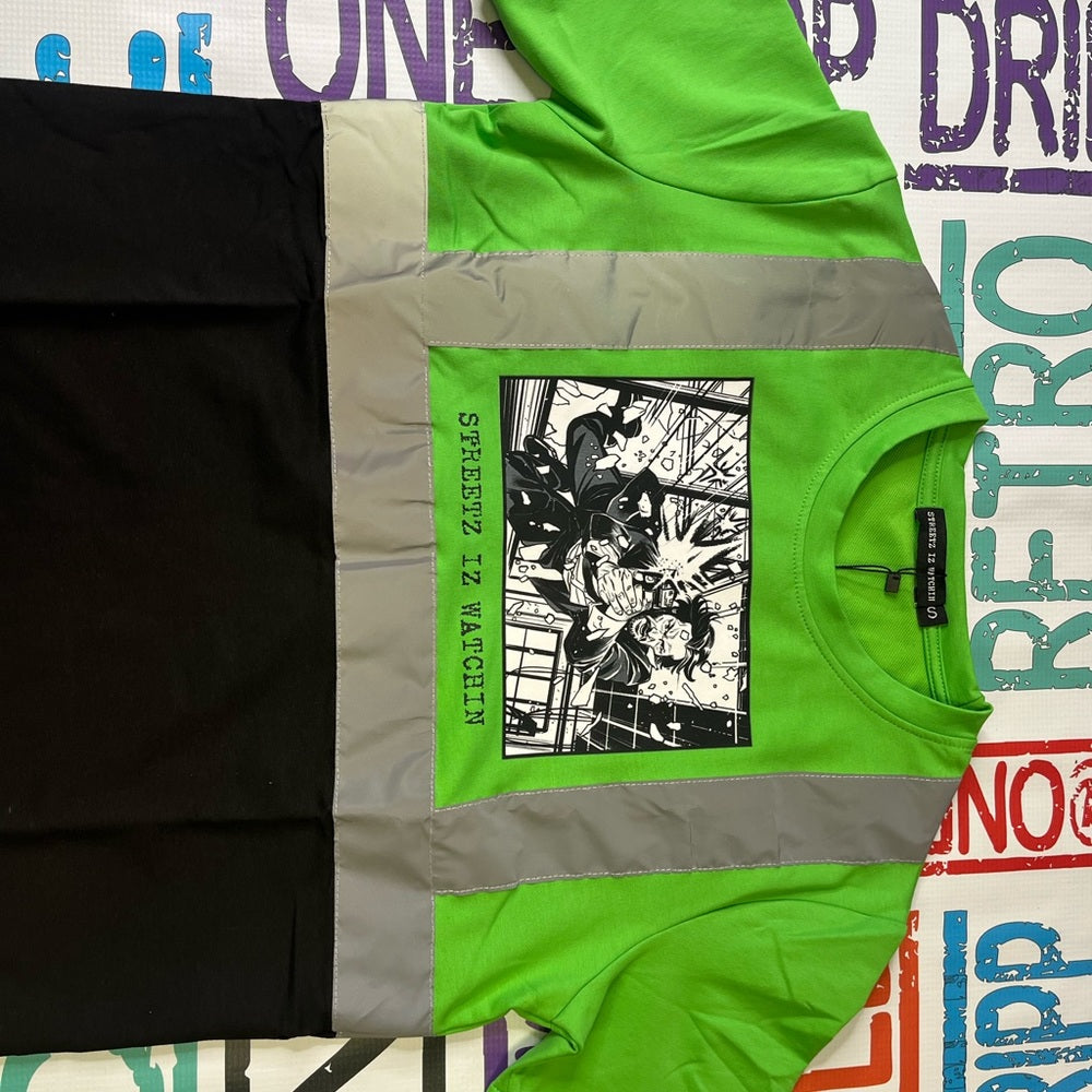 Streetz iz Watchin graphic tee Sz Various