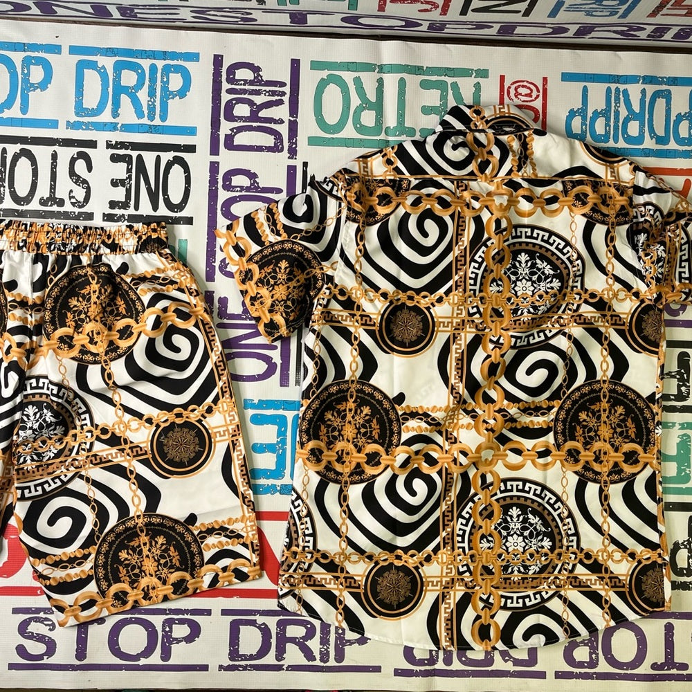 2 piece casual short set Sz Various