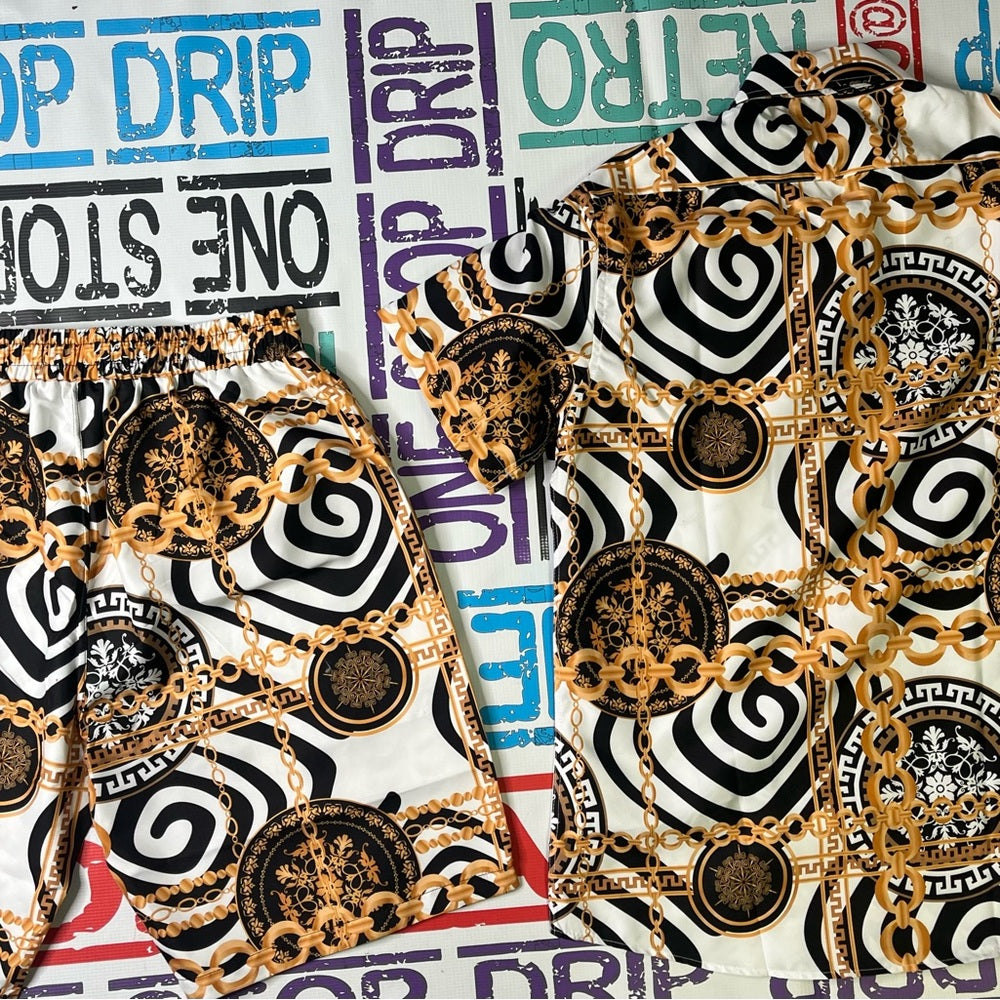 2 piece casual short set Sz Various