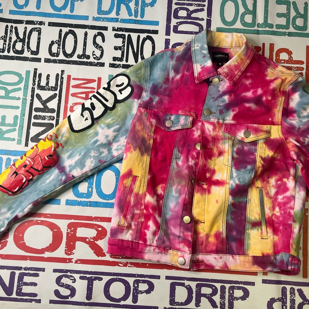 Sz various tye dye jacket cooper 9