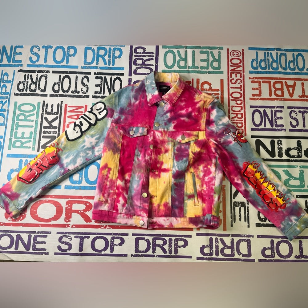 Sz various tye dye jacket cooper 9