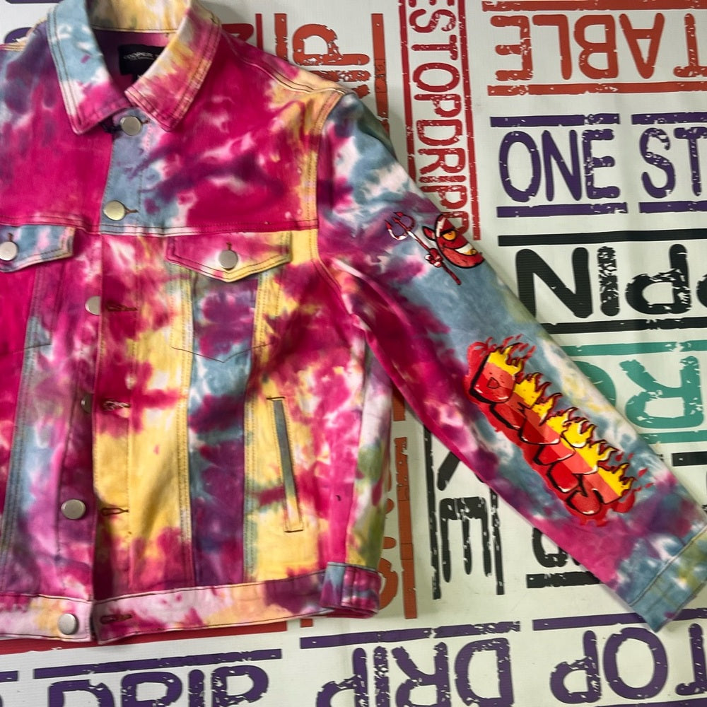 Sz various tye dye jacket cooper 9