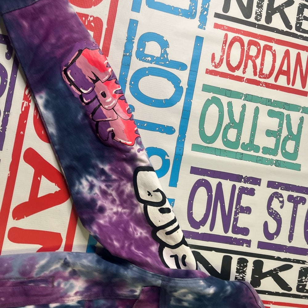 Sz various tye dye jacket cooper 9 purple