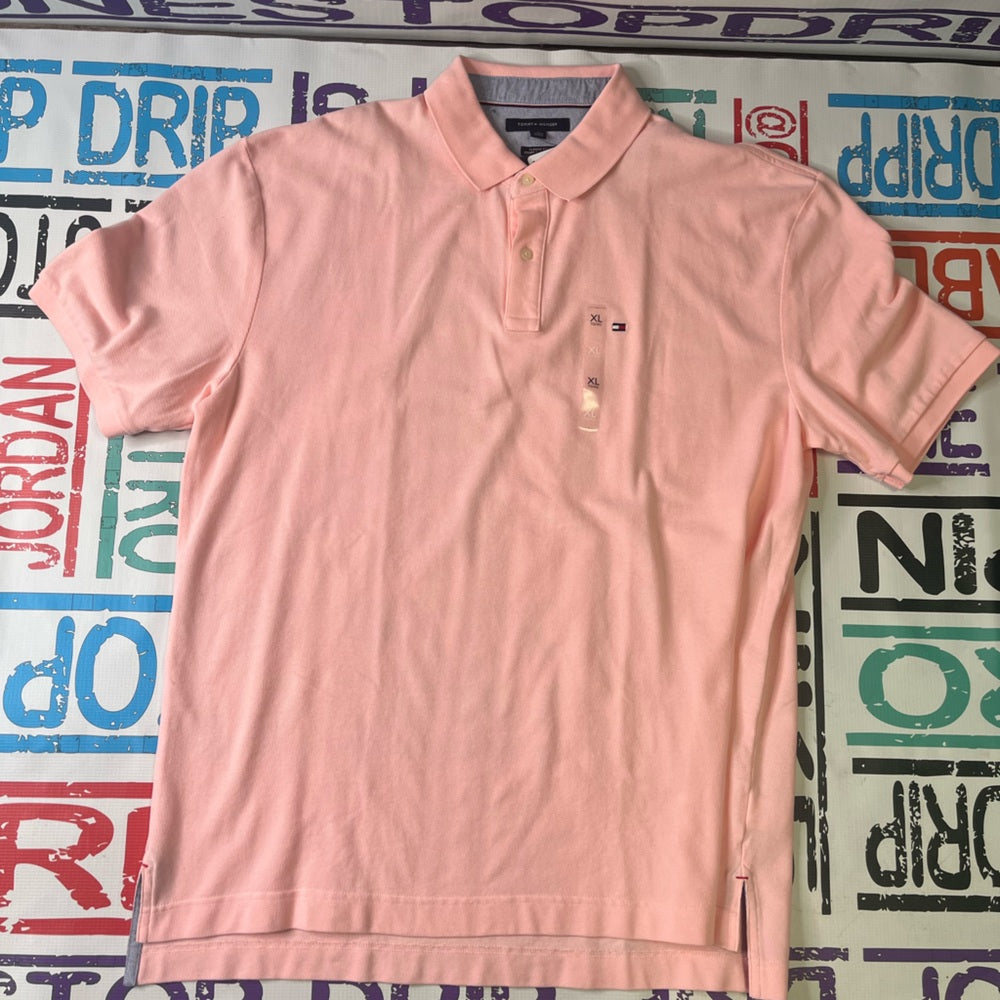 Sz Xl pink polo Tommy Hilfiger casual shirt