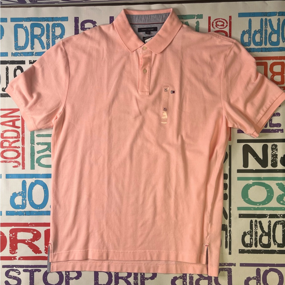 Sz Xl pink polo Tommy Hilfiger casual shirt