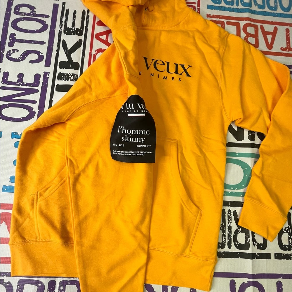 Sz Various Se tu veux hoodie cheese yellow