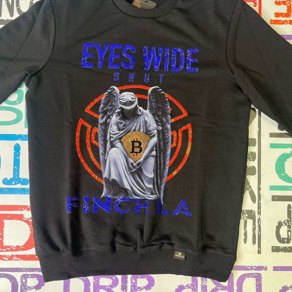 Eyes wide shut sweater Sz Various black