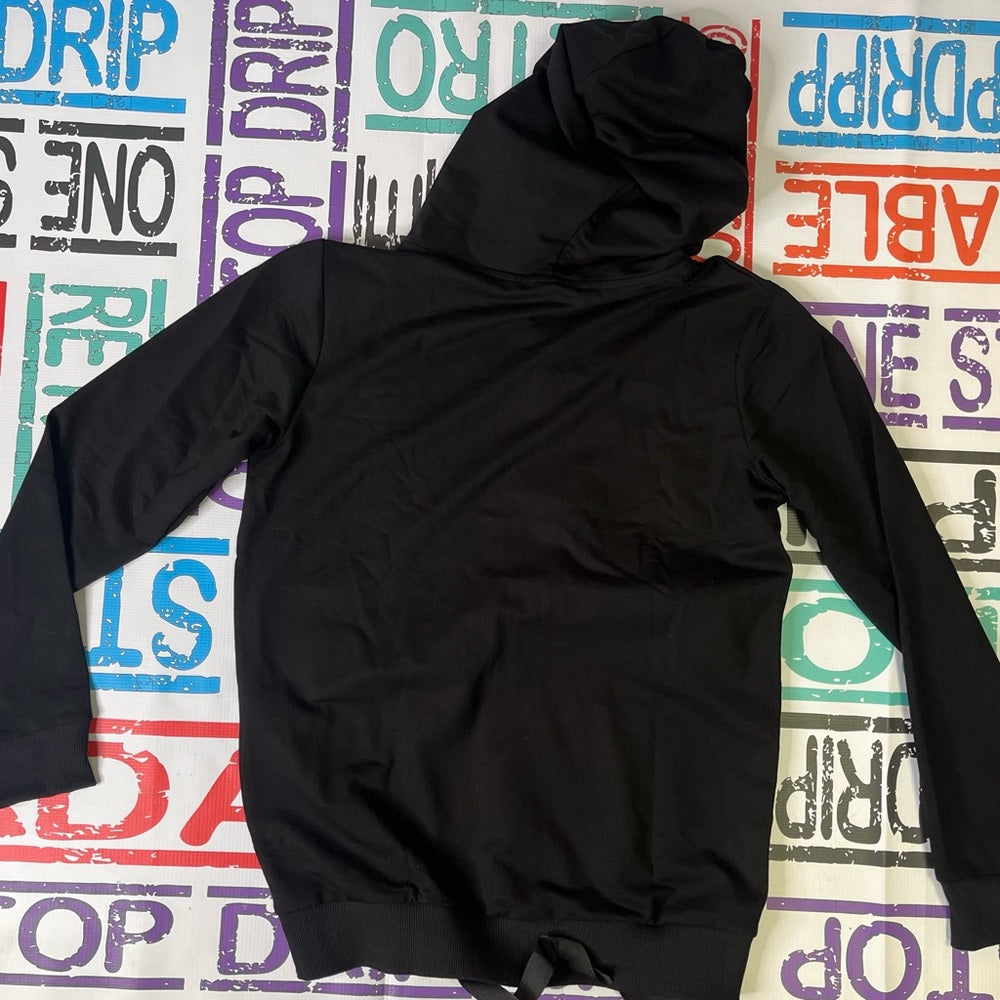 Sz Various zip buckle jacket black