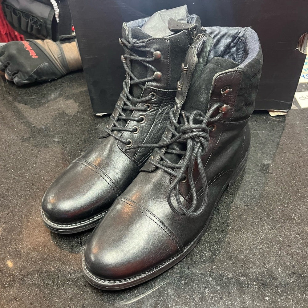 Sz 10 ALDO BOOTS BLACK